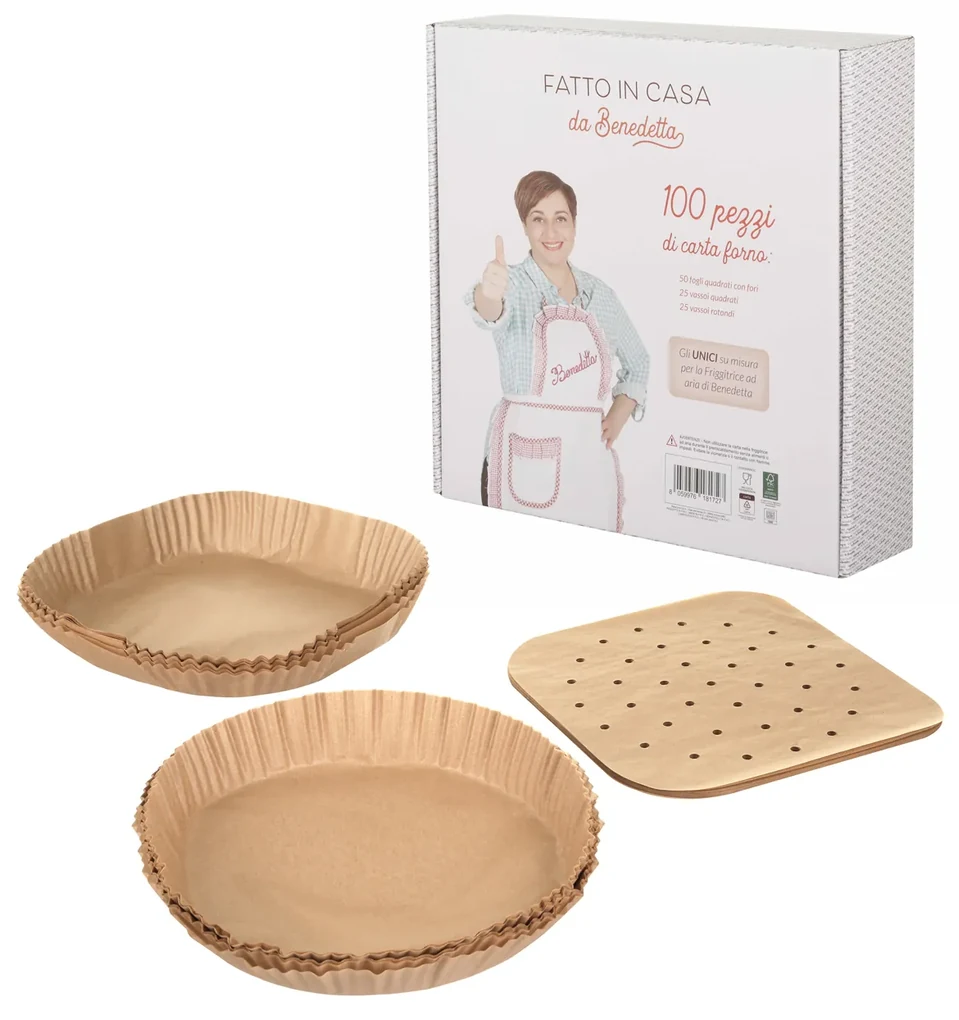 STAMPI DA FORNO carta friggitrice ad aria pergamena fodera cottura