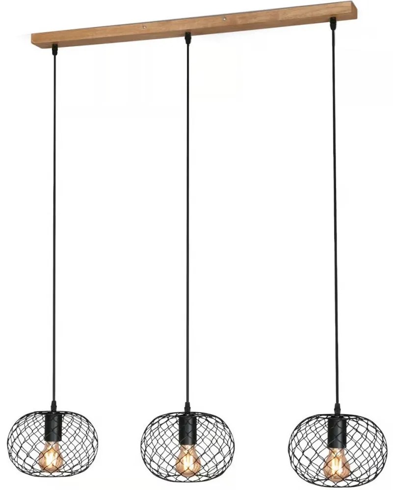 Brilo 4037-035 - Lampadario sospeso con cavo 3xE27/40W/230V