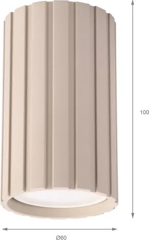 Brilagi - Faretto CRISPINA 1xGU10/10W/230V 10 cm beige