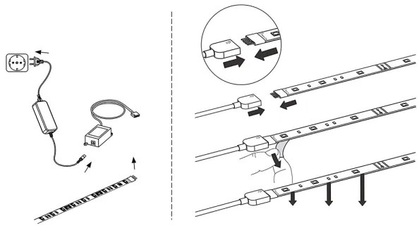 Eglo 32741 - Striscia LED 3m STRIPE-C LED-RGB/11,4W/230V