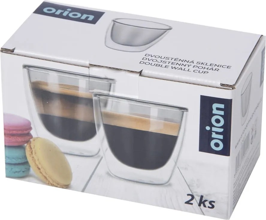 Set di 2 tazzine da espresso in vetro 110 ml - Orion