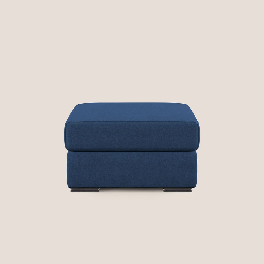 Sun pouf apribile contenitore in tessuto impermeabile T02 blu