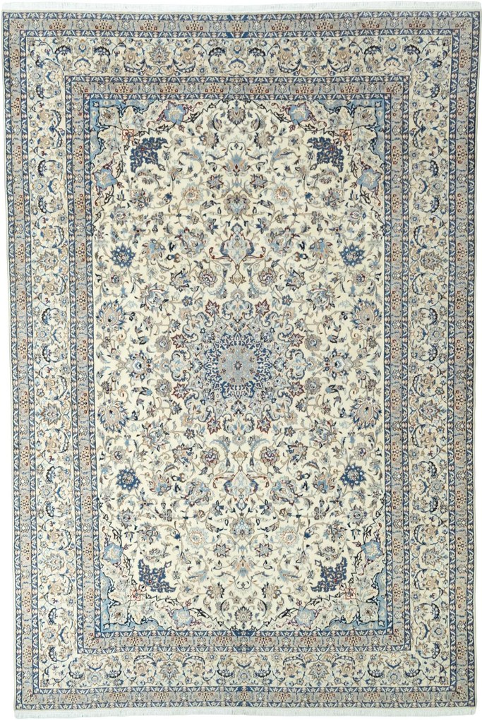 Nain Tappeto 310 x 460 Beige (Iran) Annodato A Mano