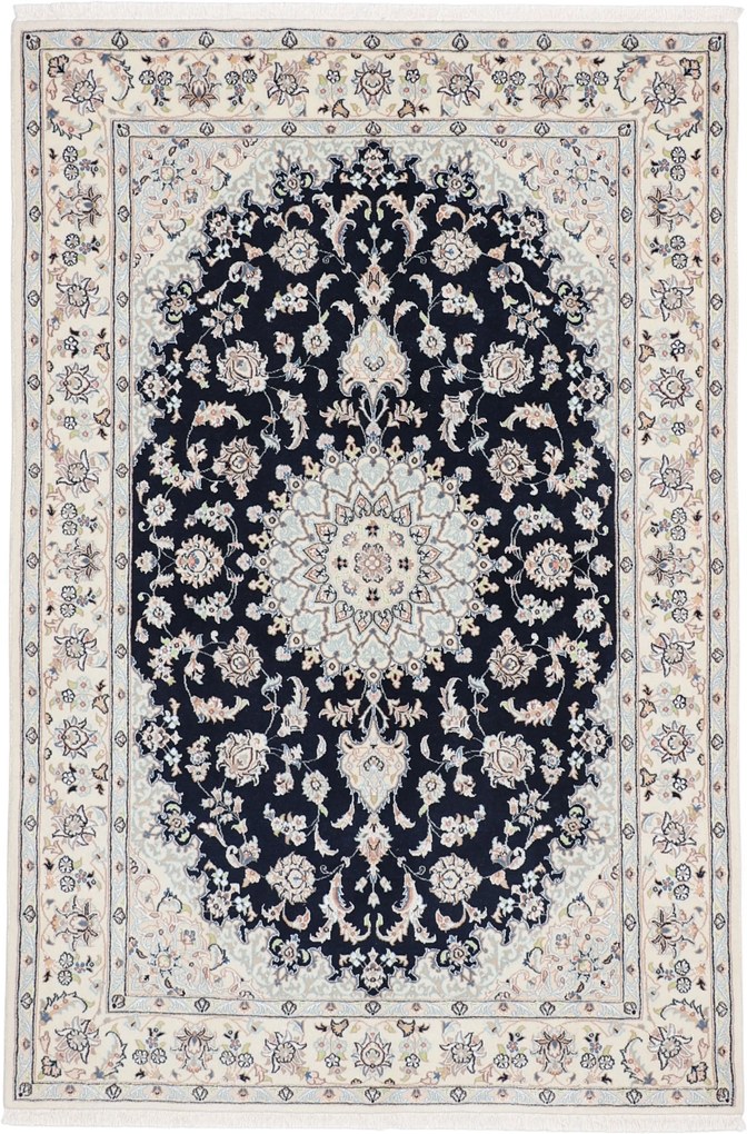 Nain Tappeto persiano 140x210 (Iran) Annodato A Mano