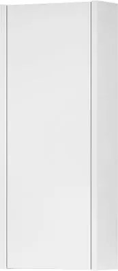 Pensile bagno Niwa cannettato laccato opaco bianco, 1 anta reversibile P17 x L30 x H78.5 cm