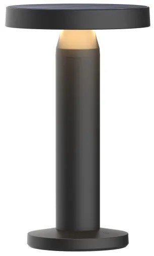 Zuma Line DT33611 - Lampada solare LED CARLI LED/2W/2000 mAh IP44 nero