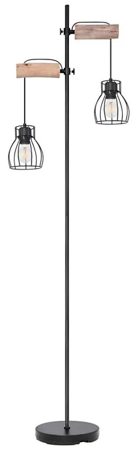 Globo 15326-2SN - Lampada da terra MINA 2xE27/40W/230V