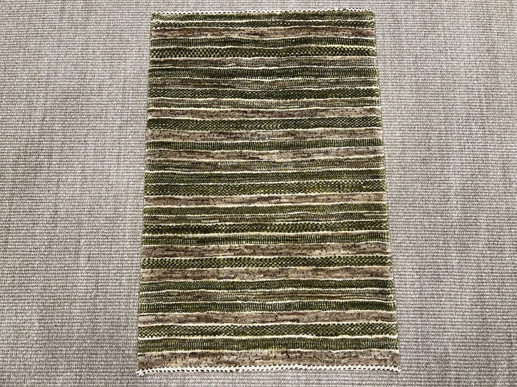 Loribaft Tappeto 90x60 Beige (Iran) Annodato A Mano