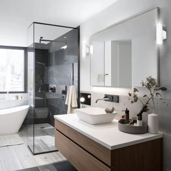 Brilagi - Luce Spot da bagno SELE AQUA 4xGU10/30W/230V IP44 bianco