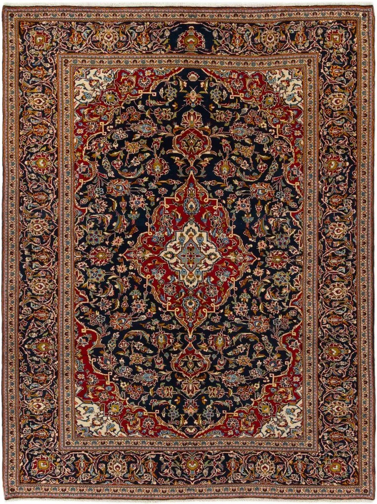 Kashan Tappeto 210 x 270 (Iran) Annodato A Mano