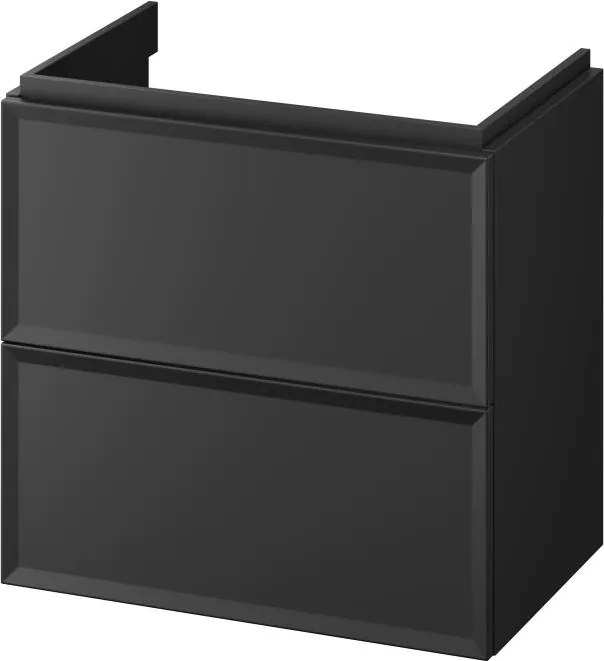 Cersanit S590-100 - Mobile sottolavabo sospeso MILLE SLIM 60x38 cm, nero