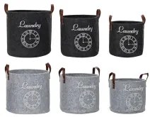 Set di Cestini DKD Home Decor 34 x 34 x 32 cm Poliuretano (2 Unità)