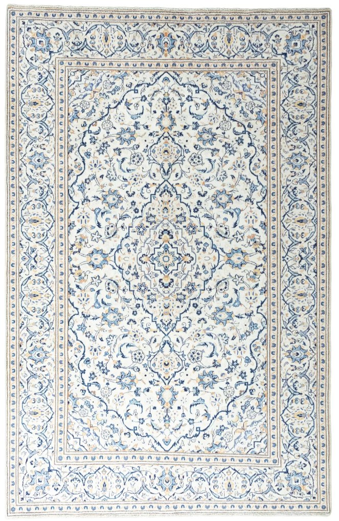 Kashan Tappeto persiano 200x300 Beige (Iran) Annodato A Mano