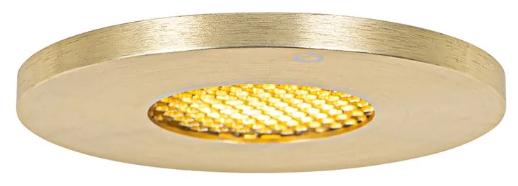 Set di 6 faretti da incasso moderni da bagno oro IP54 - Shed Honey