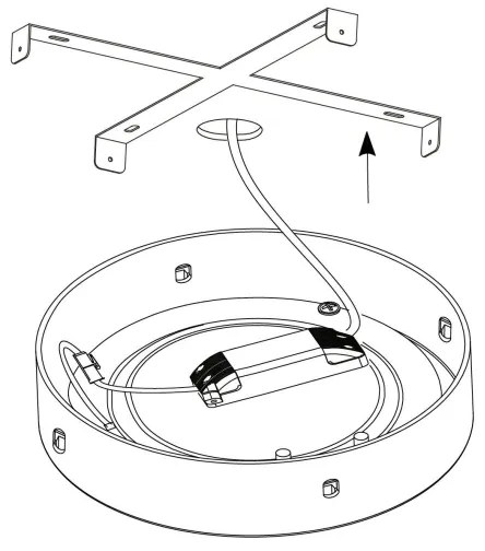 Eglo 97271 - Plafoniera LED dimmerabile FUEVA 1 1xLED/25W/230V 3000K
