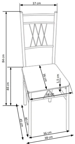 Set da pranzo FAUST metallo/rovere Sonoma