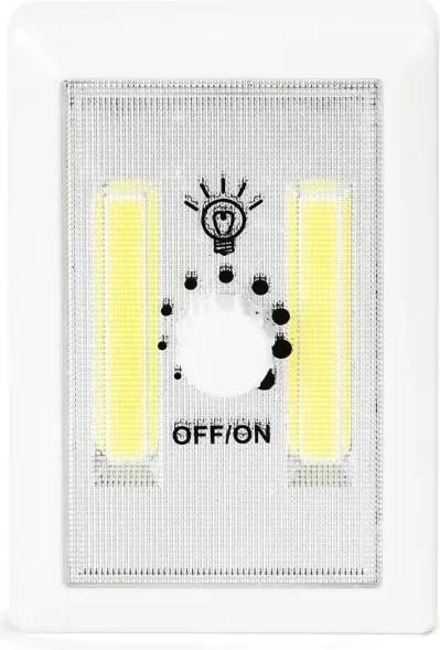 Aigostar - Lampada notturna portatile a LED, 3x AAA, 6500K