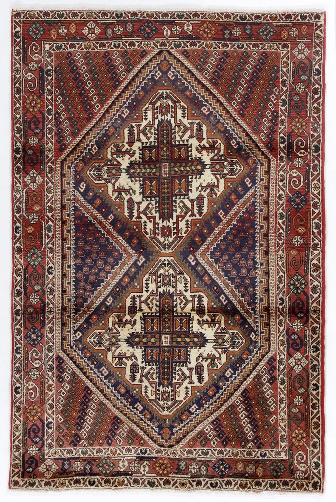 Afshar Tappeto persiano 110x170 (Iran) Annodato A Mano