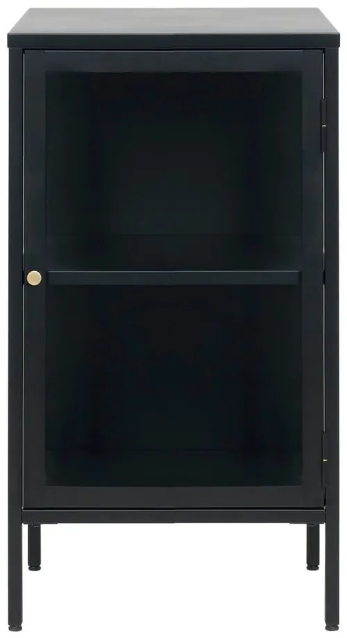 Vetrina nera in metallo 45x85 cm Carmel - Unique Furniture