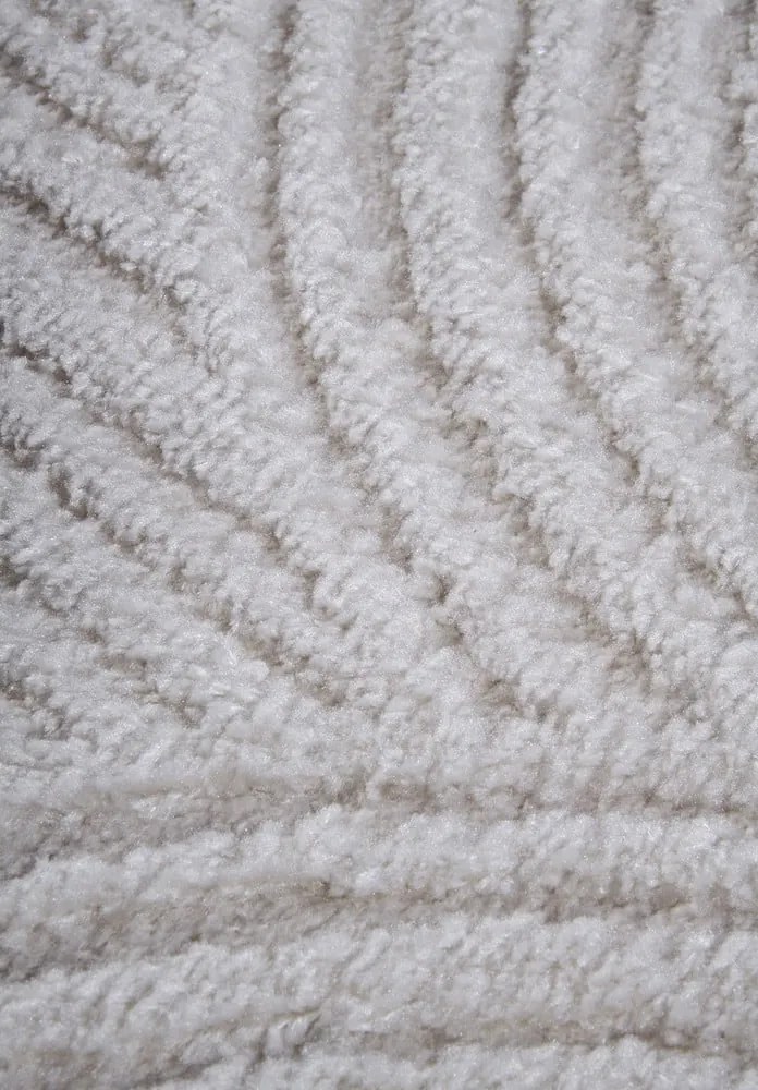 Passatoia color crema 80x240 cm Chappe Cream White - Elle Decoration