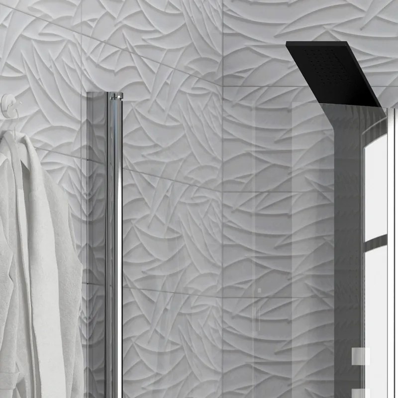 Box doccia semicircolare 80x80 battenti con apertura totale | KS800K - KAMALU