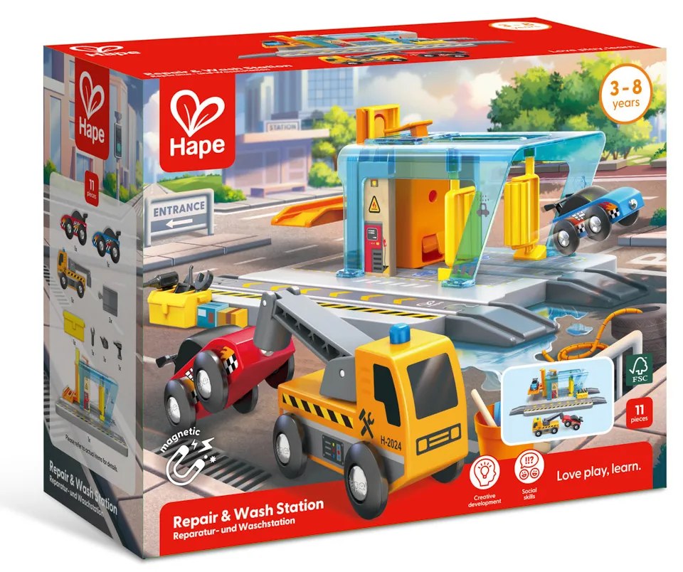 Stazione di riparazione e lavaggio - 11 pezzi