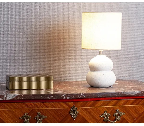 Cottex 8000120-5000 - Lampada da tavolo LUCIE 1xE14/8W/230V colore crema