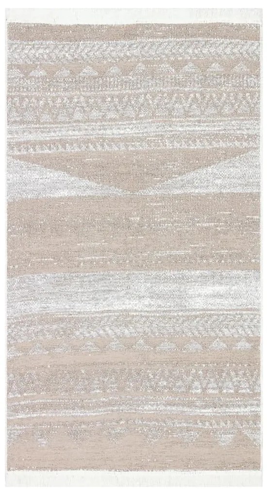 Tappeto Beige 120x180 cm in Cotone