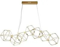 20W Led Designer Hanging Light ( L94. 5*W32. 5*H120Cm) 3000K Gold Body