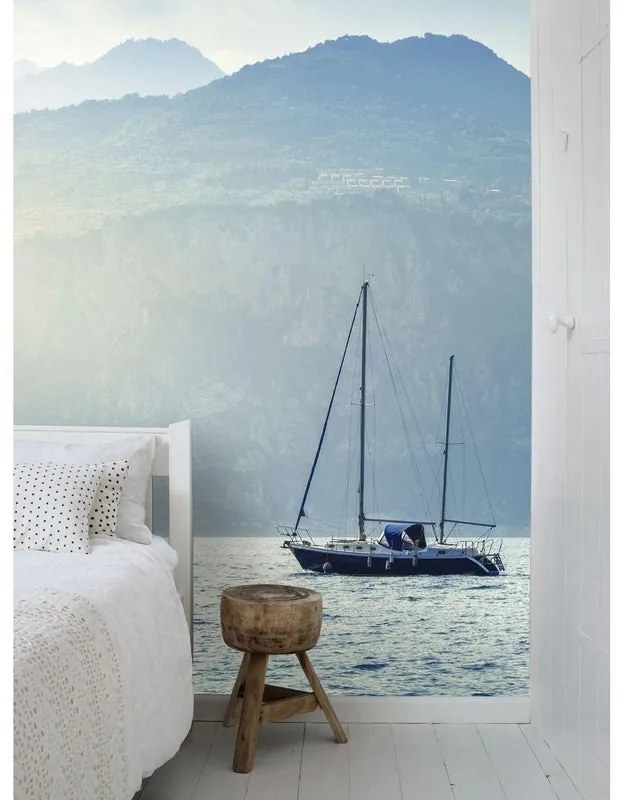 Fotomurale ESTA Barca a vela, blu 186X280 cm