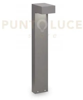 Sirio paletto ip65 h.60cm 1 luce attacco gx53 grigio