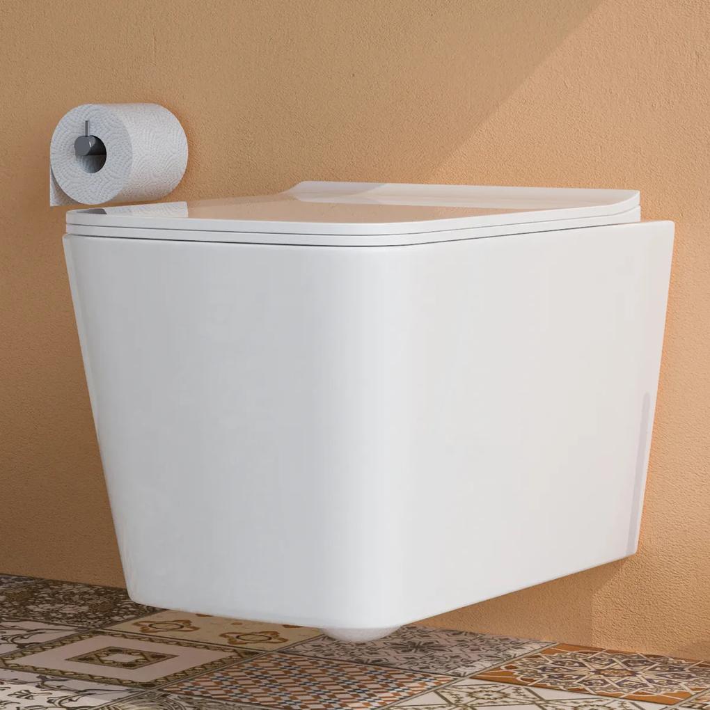 Vaso WC sospeso Cube con sedile softclose