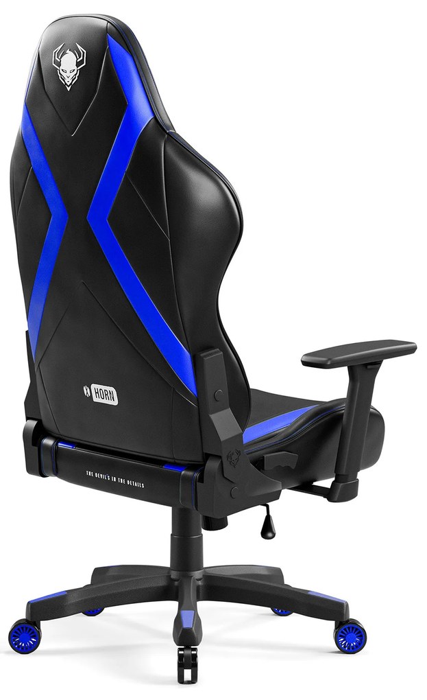 Sedia da gaming Diablo X-Horn 2.0 Normal Size, nero-blu
