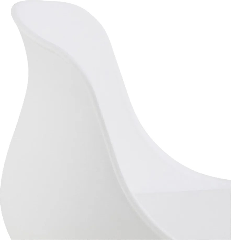 Sgabello da bar bianco (altezza della seduta 66 cm) Tina – Actona