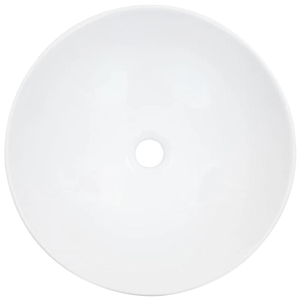 Lavandino 41x12,5 cm in Ceramica Bianco
