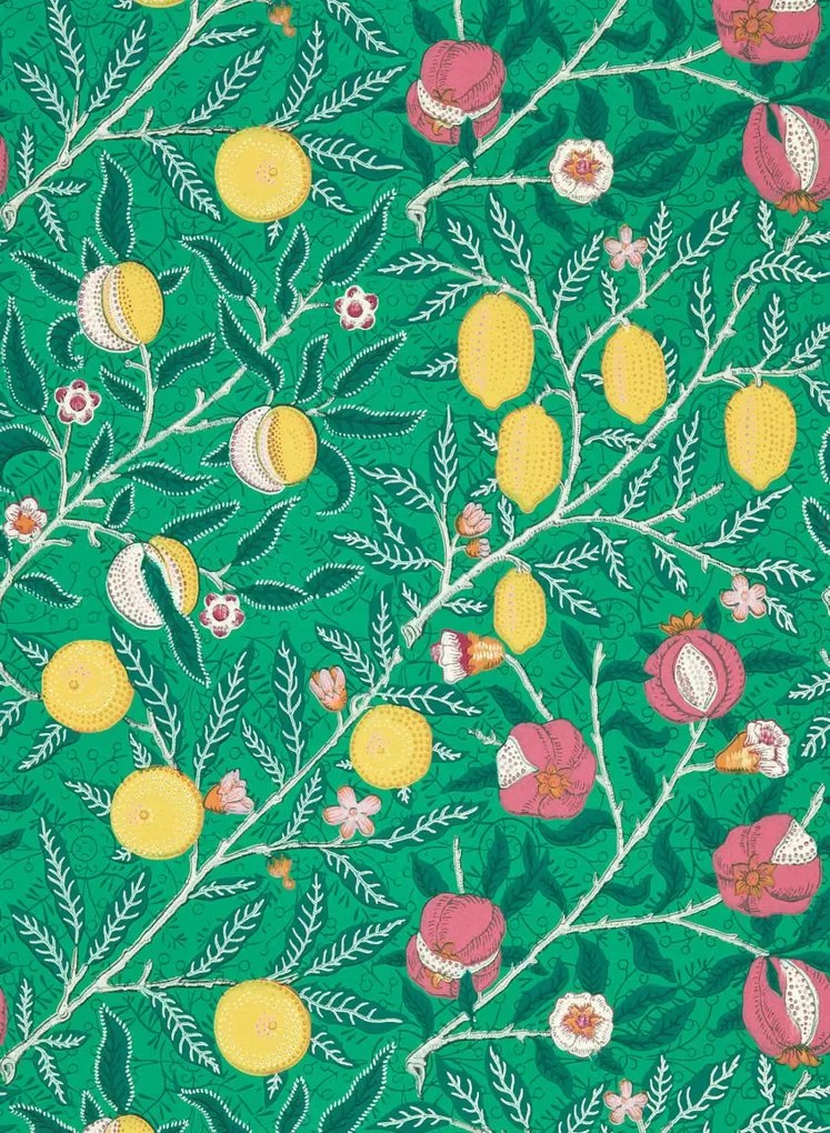 Morris & Co Tapete Fruit - Tangled Green