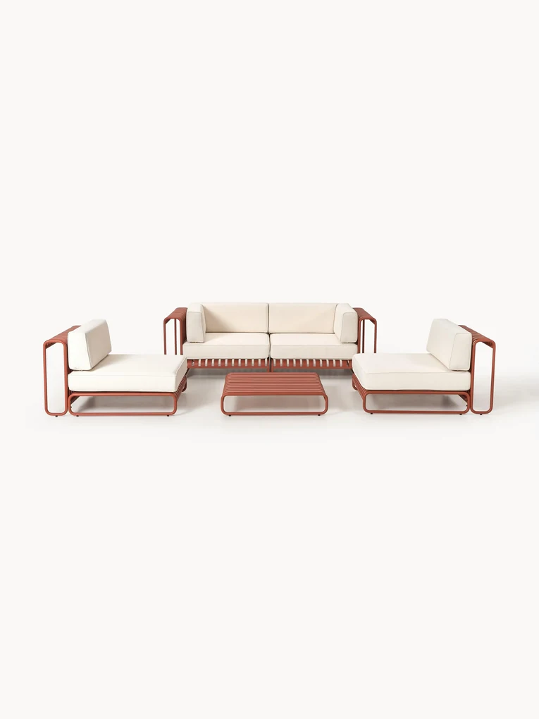 Set lounge da giardino Caio 4 pz