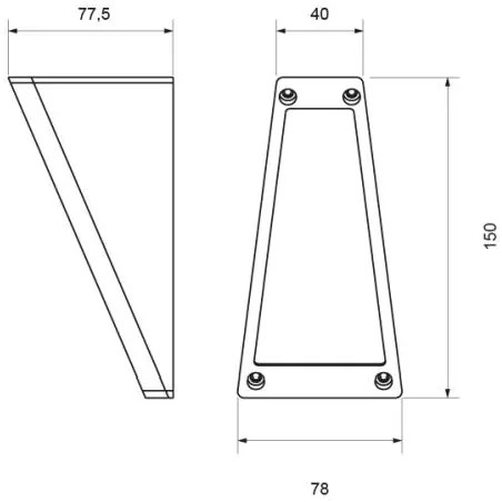 Slash Mini Led 4,5W 420Lm 3000°K