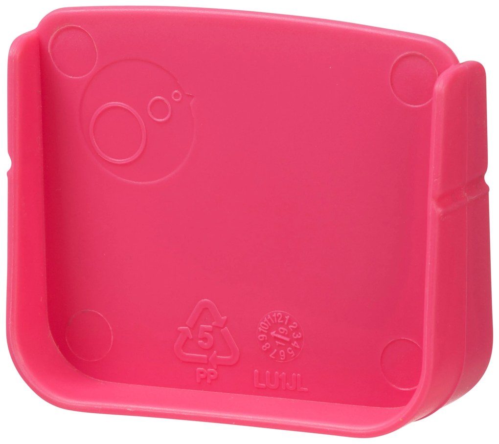 Box porta merenda grande – rosa/arancione