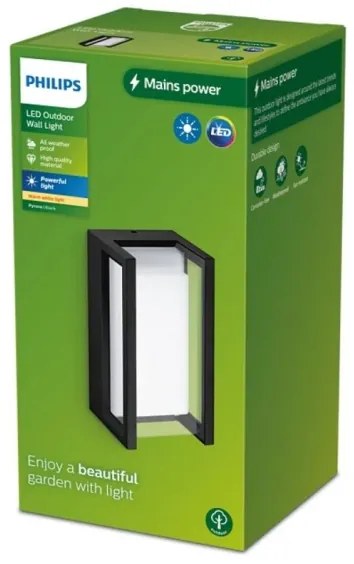 Philips - Applique a LED da esterno PYRONA LED/12W/230V IP44