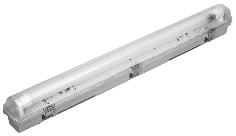 Plafoniera Stagna IP65 per Tubo LED 60cm - Unilaterale Plafoniera per 1 tubo LED da 60cm