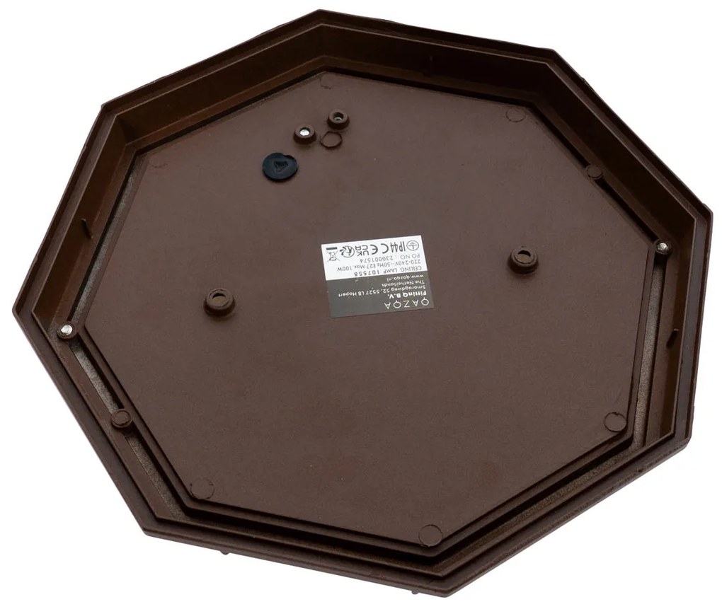 Plafoniera rustica marrone ruggine 26,5 IP44 - Bri