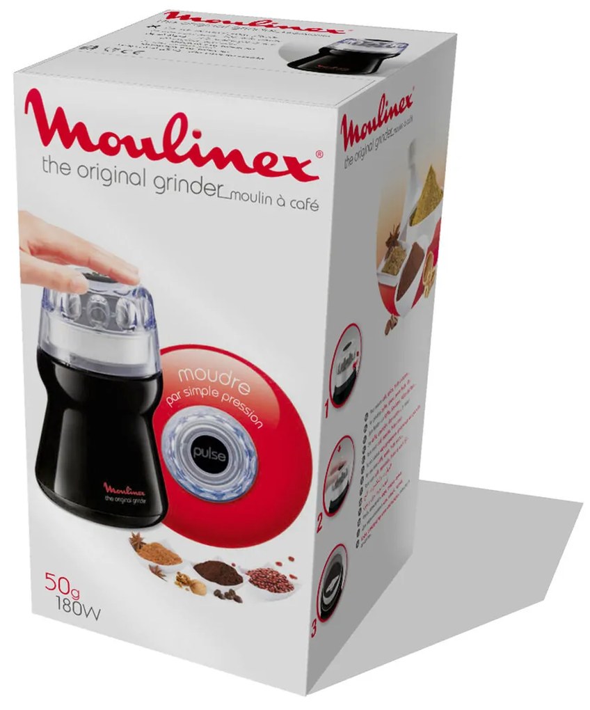 Macinino Moulinex Grinder AR110830 180W Nero 50 g 180 W