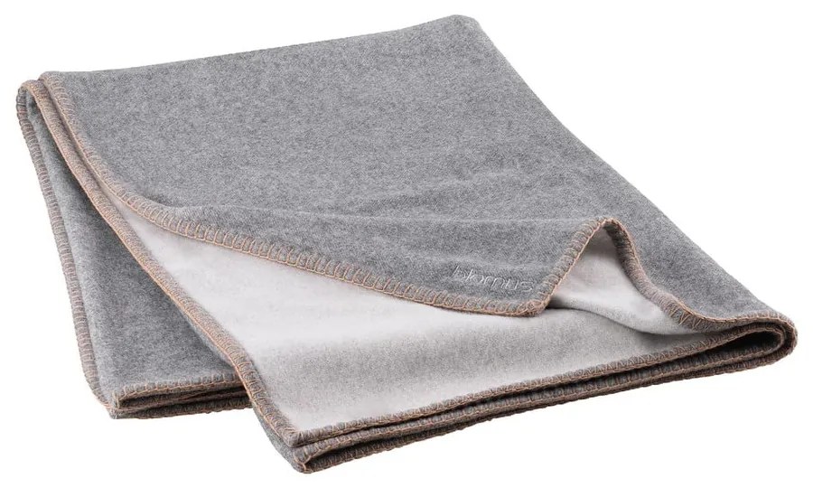 Coperta grigia di lana 145x200 cm Ahwi - Blomus