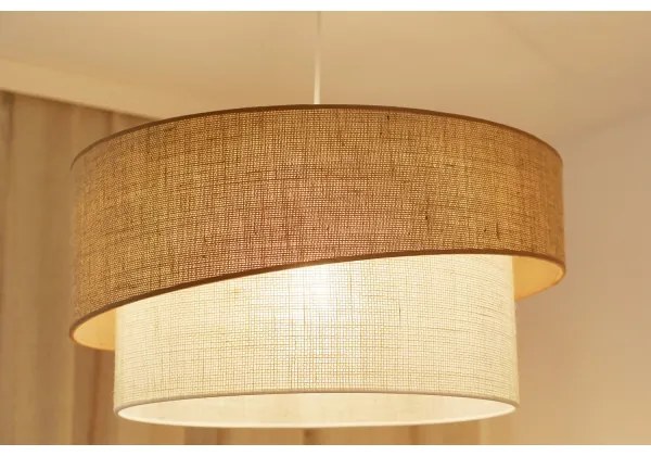 Brilagi - Lampadario a sospensione con filo SHINE 1xE27/15W/230V diametro 50 cm beige/color crema