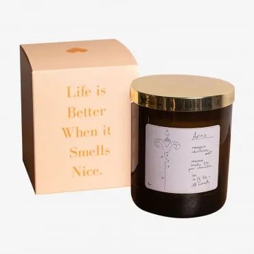Candela Aromatica (200 Gr) Zodiac Collection Bianco & Aries - Sklum