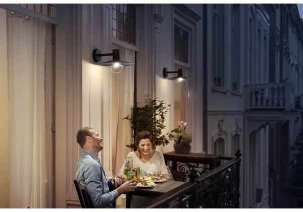 Philips 17382/30/PN - Applique da esterno MYGARDEN SKUA 1xE27/42W/230V IP44