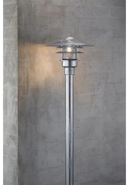 Nordlux - Lampada da esterno LONSTRUP 1xE27/60W/230V IP44 cromo opaco 116 cm