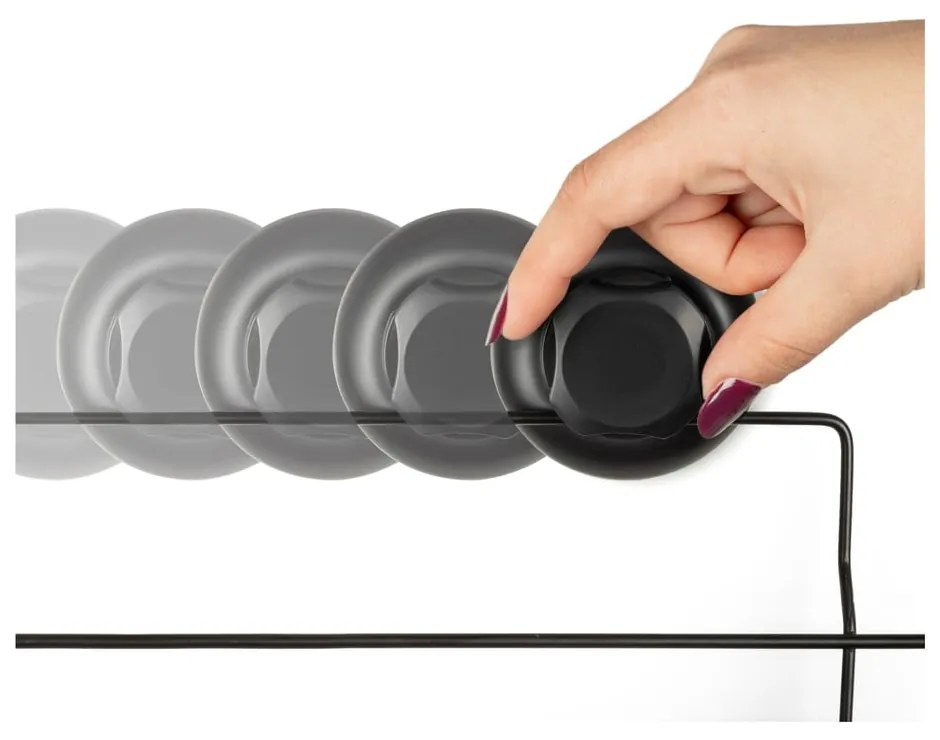 Mensola da cucina nera, 45,5 x 12 cm Bestlock - Compactor