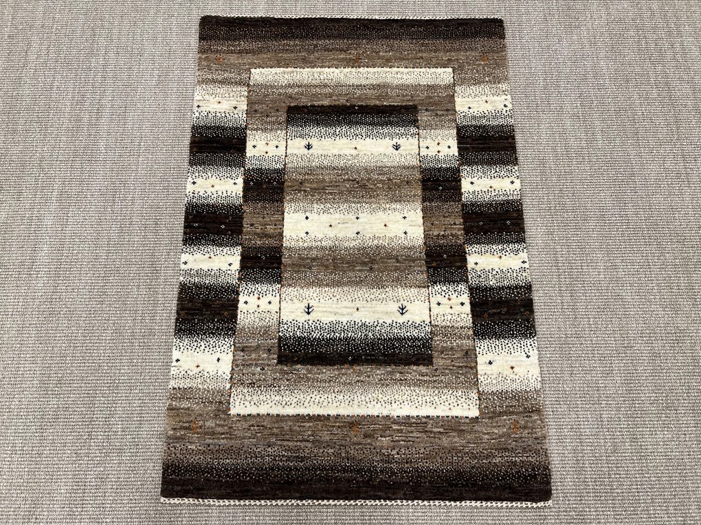 Loribaft Tappeto 80x120 Beige (Iran) Annodato A Mano